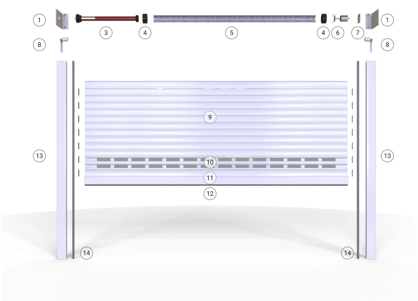 Portones de Aluminio con Escuadras para Proyectos Arquitectonicos